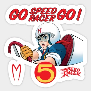 Go Speed Racer Go! Sticker